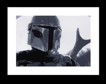 The Mandalorian Painting PRINT