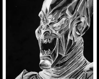 The Goblin Scratch Board PRINT
