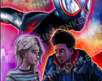Across the Spider Verse Setch portrait