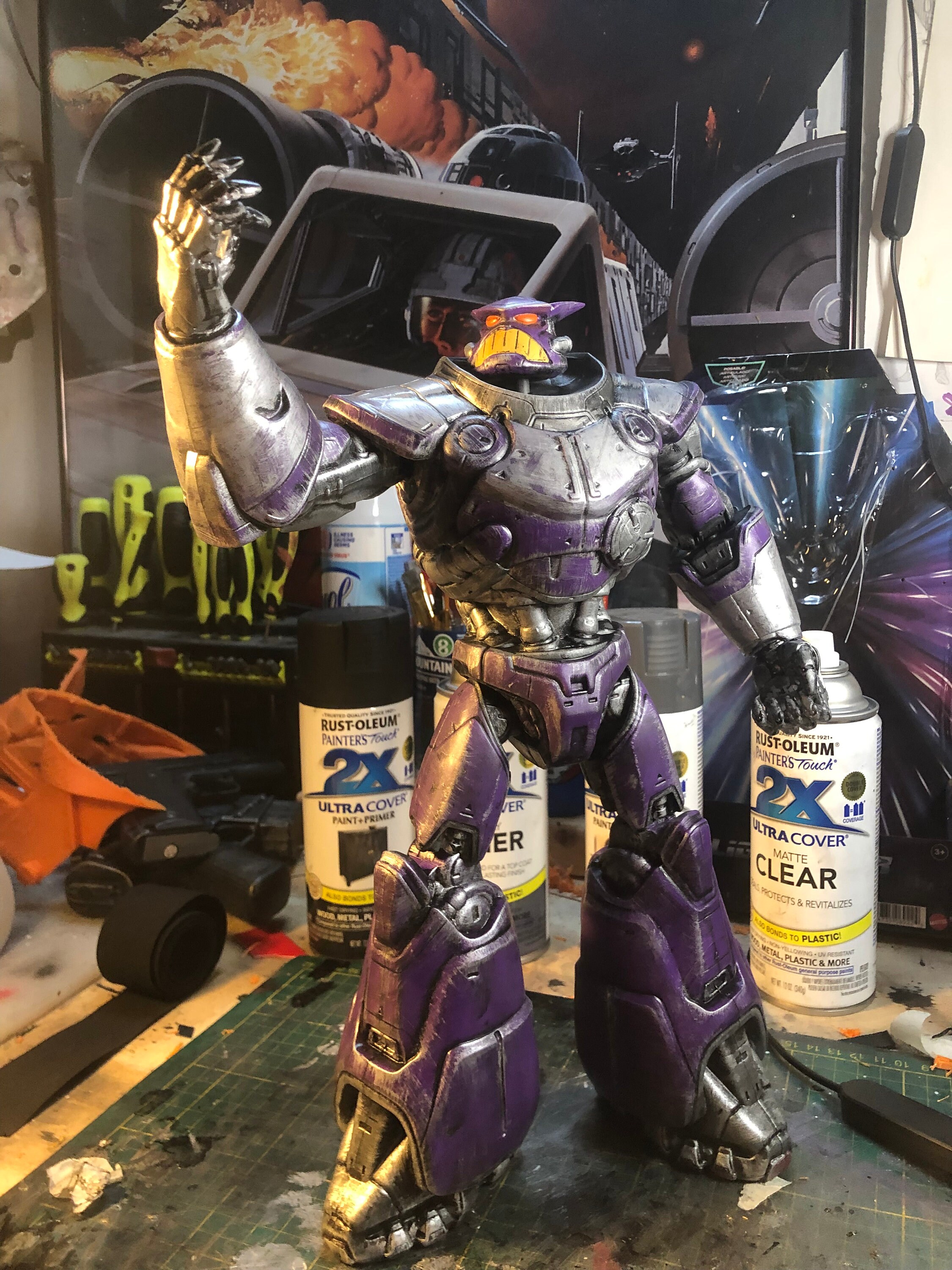 ZURG Action Figure Custom BATTLE DAMAGED Repaint Etsy ZURG Action Figure Custom BATTLE DAMAGED Repaint Etsy