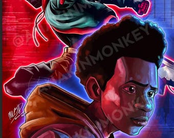 Into the Spider Verse Setch portrait