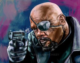 Fury - Digital Sketch Painting PRINT