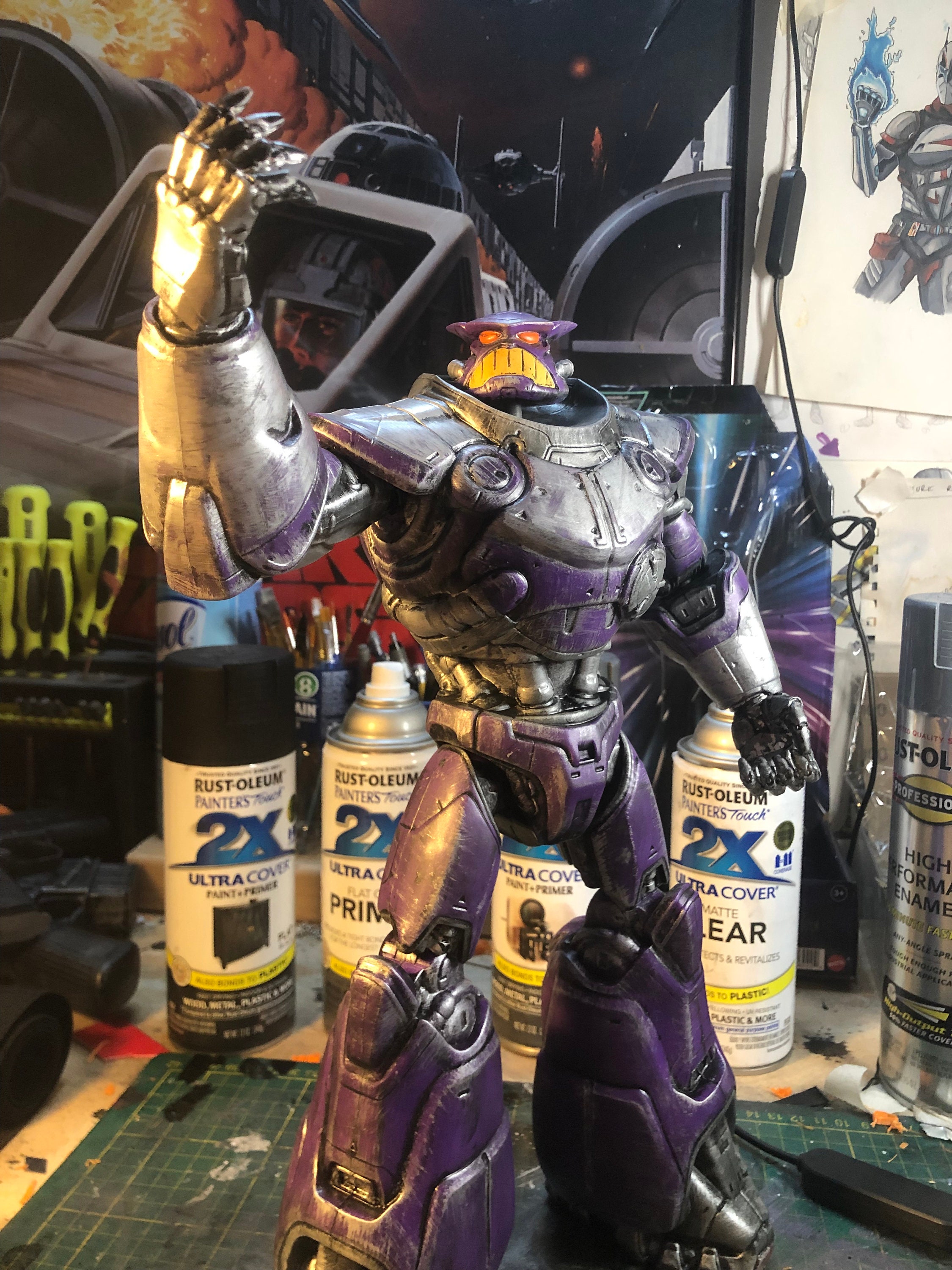 ZURG Action Figure Custom BATTLE DAMAGED Repaint Etsy ZURG Action Figure Custom BATTLE DAMAGED Repaint Etsy