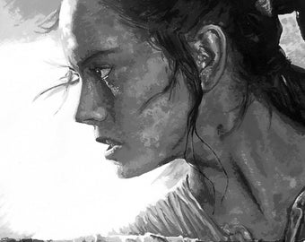 The Scavenger - Rey Acrylic Painting