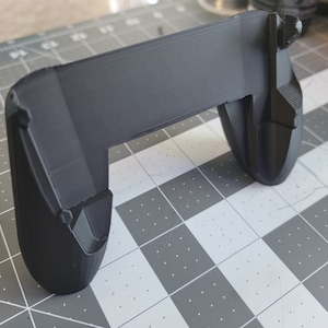 Gameboy Advance Micro GBA GBM Controller Grip - Printed Comfort Holder - Black