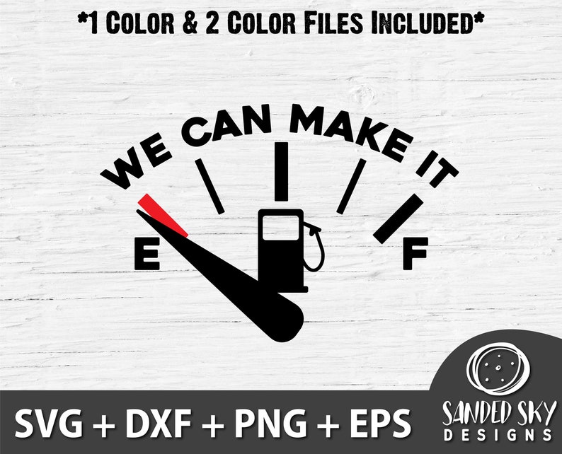 Gas Guge SVG Funny Gas Gauge Clipart Gas Gauge Decal Cricut Etsy
