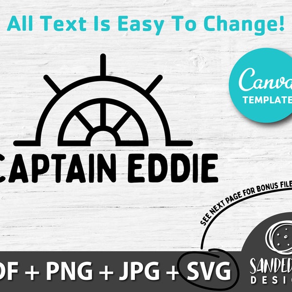 Boat Captain Svg - Etsy