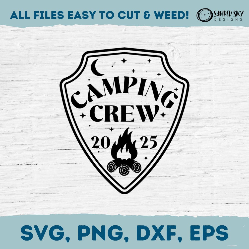 Camping Crew 2025 Svg, Camping Crew Matching Tshirts, Family Camping Hoodie, Camping Png Alwasky