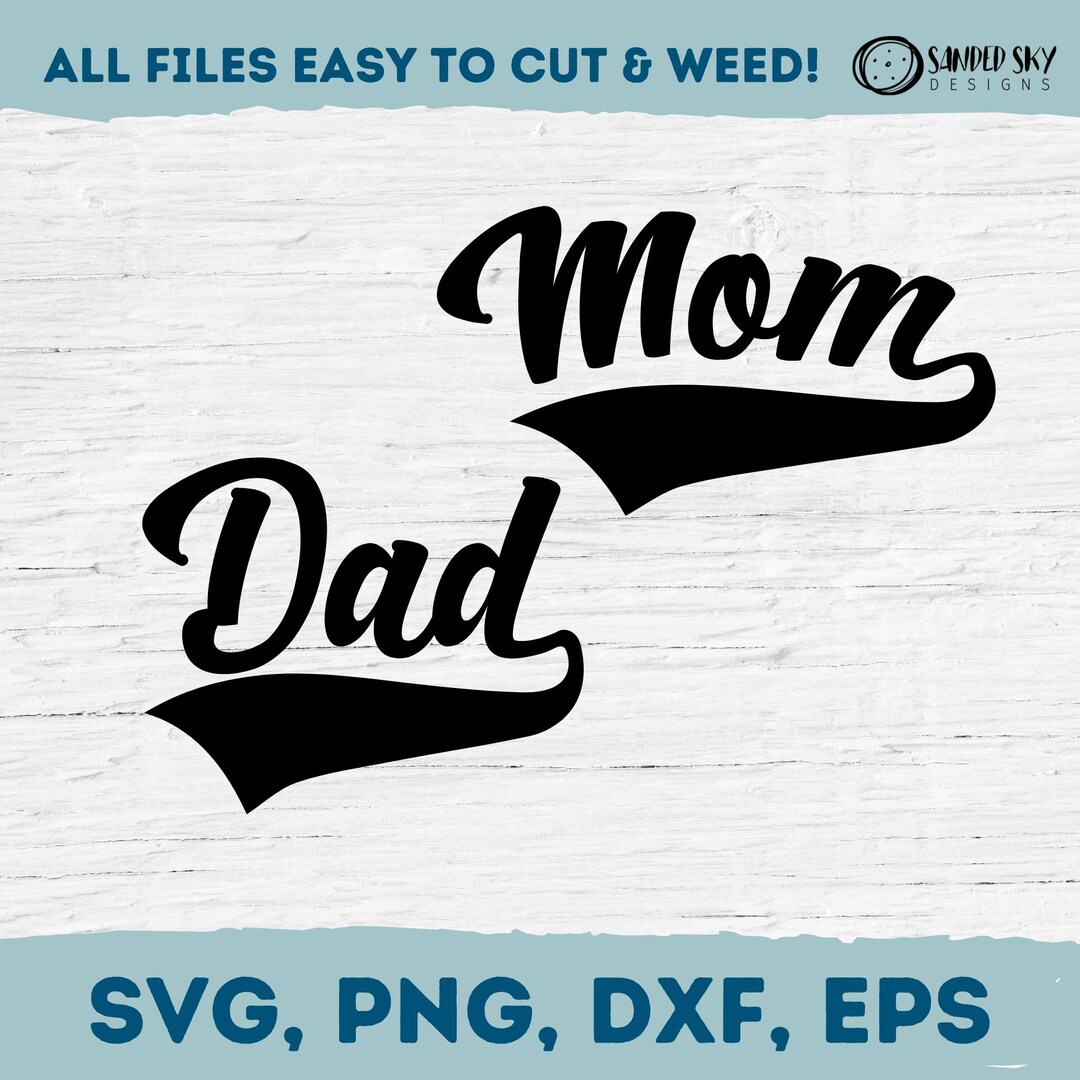 Mom and Dad Matching SVG, Parents Baseball Matching Tshirts, Pregnancy ...