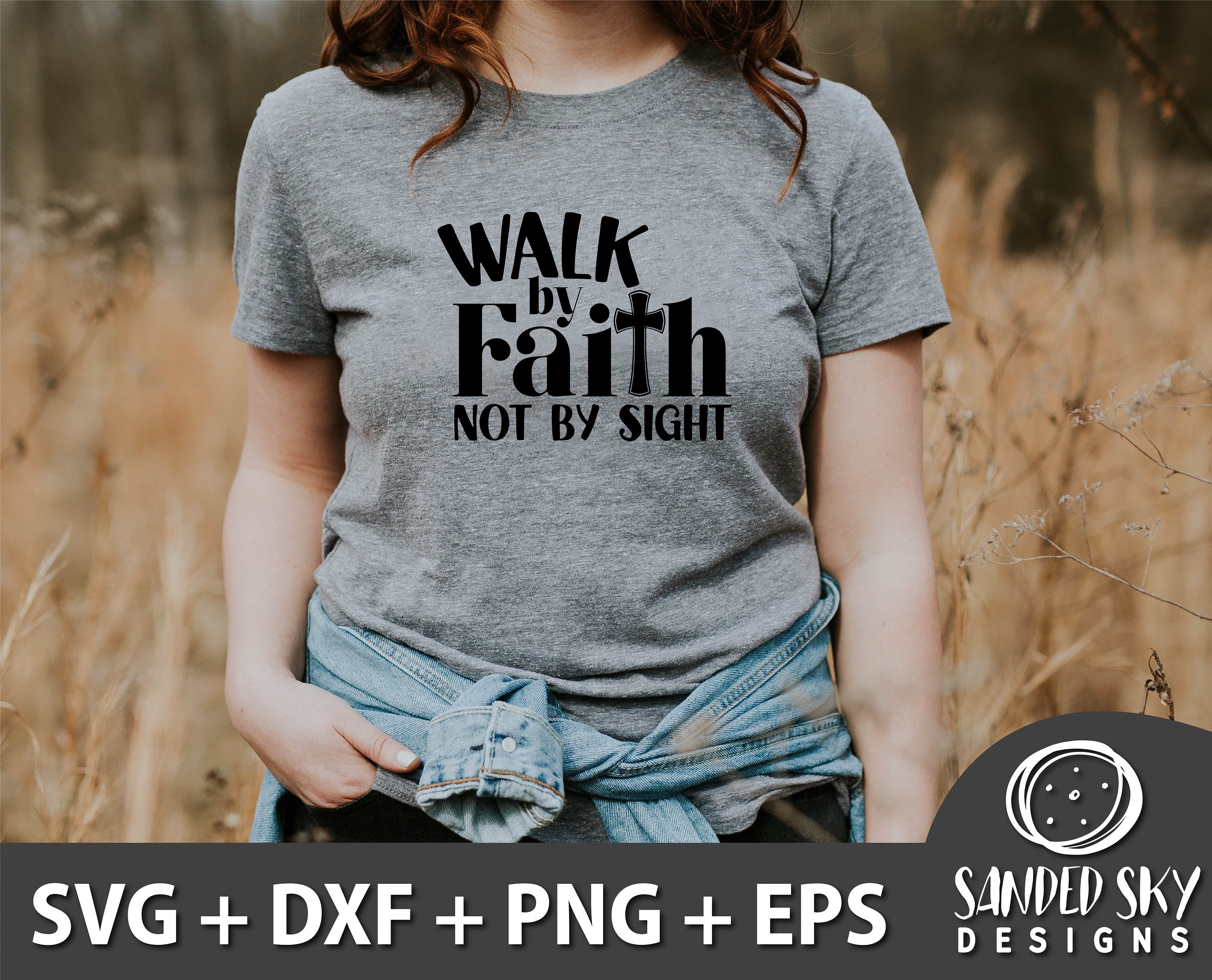 Walk by Faith SVG Not by Sight Psalm Christian Let Your | Etsy