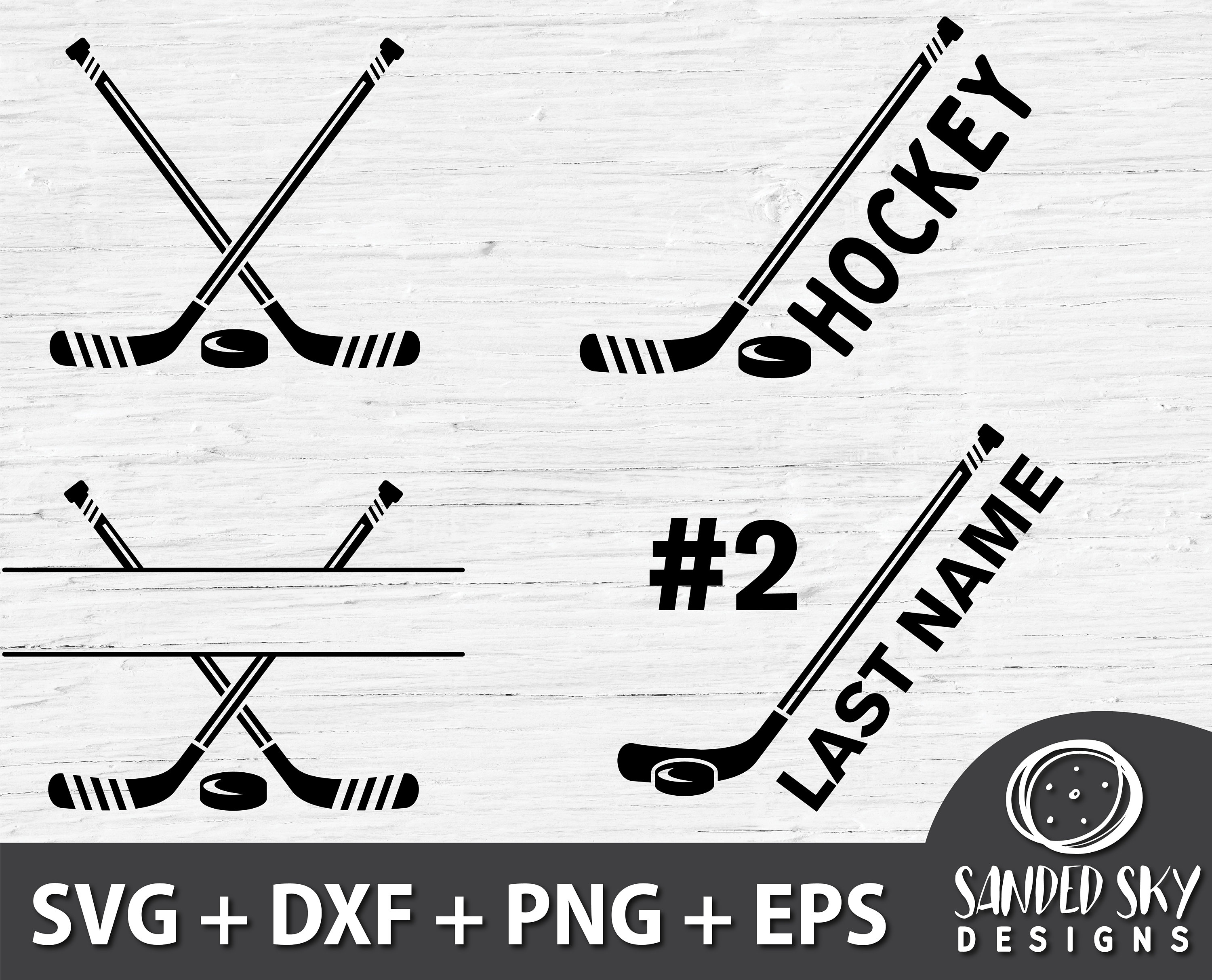 Hockey Stick Bundle Hockey SVG Hockey Cut File Hockey Etsy