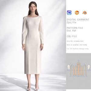 marvelous designer dress pattern Marvelous Designer Beginner & Advanced tutorial series