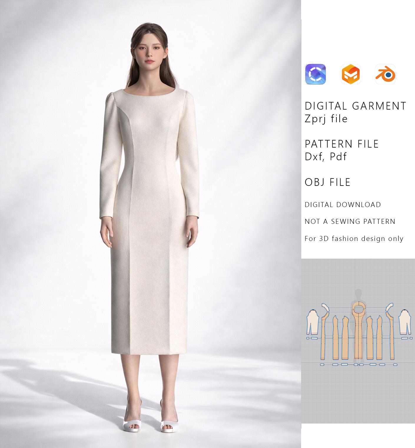 Marvelous Designer Dress Patterns