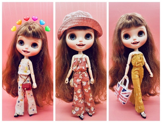 Elastic Jeans Trousers Long Pants Shorts For Blythe 1//6 Dolls AccessoriesCRIT