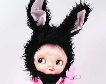 CeleryMomo Bunny Ears Hat For Blythe Doll Pullip