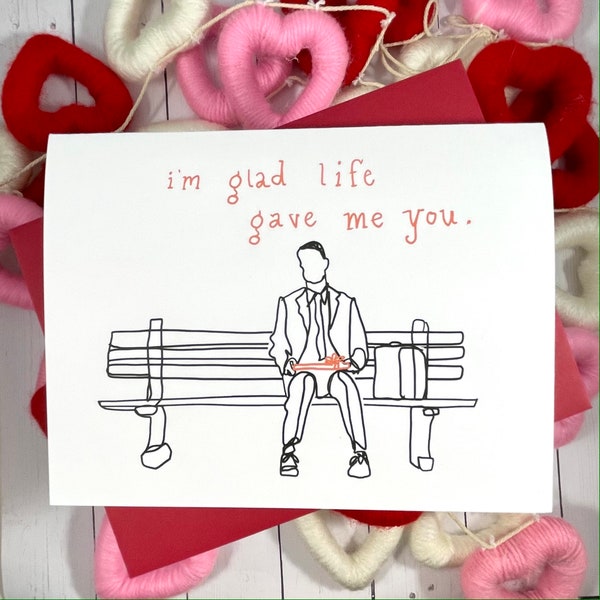 Forrest Gump Box of Chocolates Card