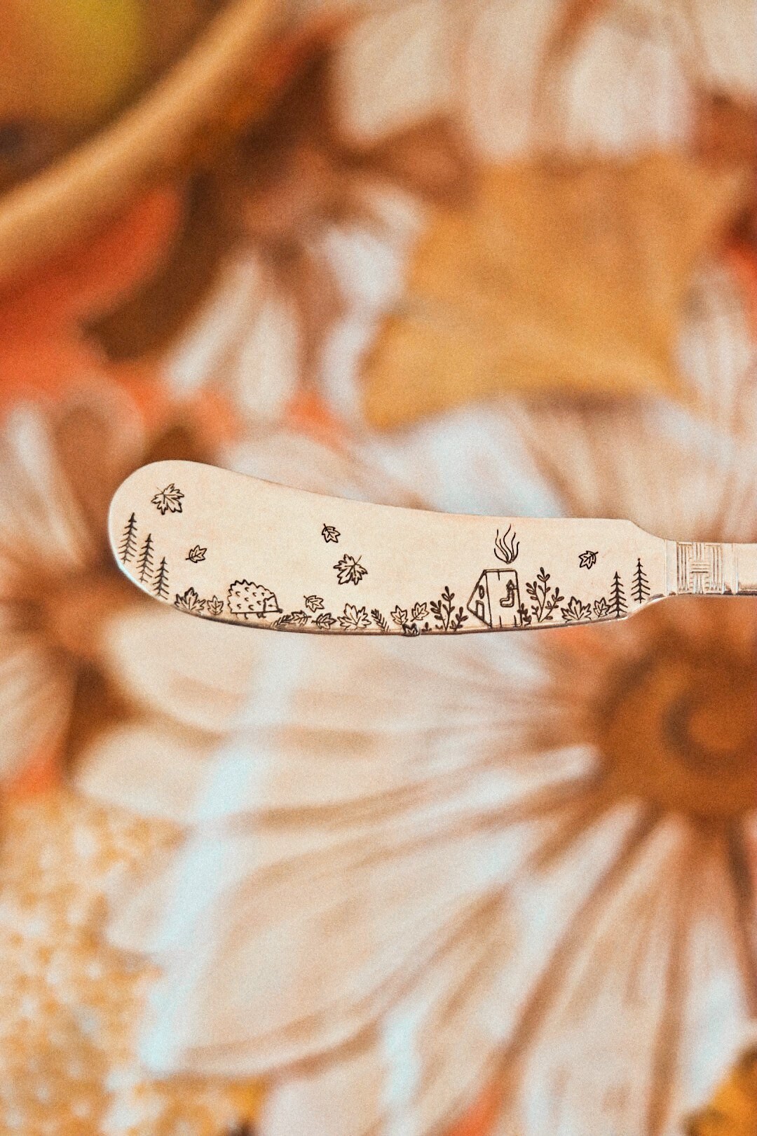 Personnalisation de Tartineurs Vintage en Métal Argenté, Gravés à La Main.