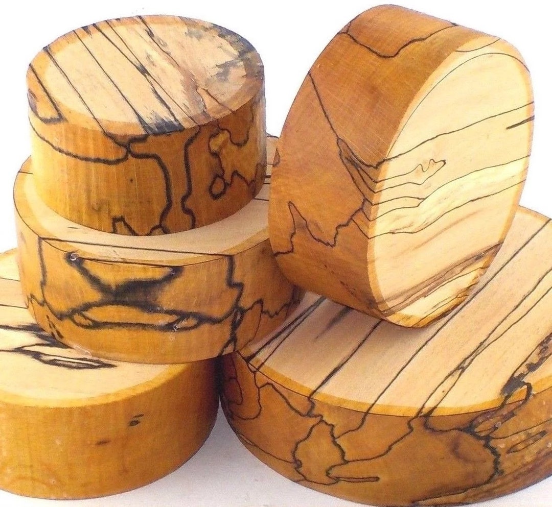 Spalted Beech Bowl Blanks for Wood Turning or Carving. 2, 3 & 4 Thick