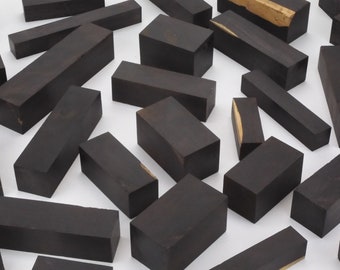 African Blackwood Woodturning or Wood Carving Spindles / Squares Blanks