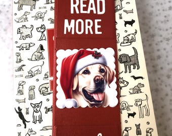 Handmade Labrador Retriever Christmas Bookmark, Dog Lover Gift