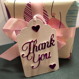 GRAZIE set di etichette regalo ordini Etsy Lusso FATTO A MANO elegante Rosa Viola Nero argento Oro perla scintillante carta etichette di branding per il tuo negozio