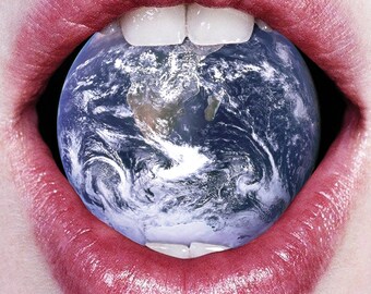 world of mouth print poster digital art