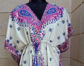 Collections Etc Women's Paisley Zip-front Robe PURPLE LARGE 