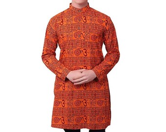 om printed kurtis
