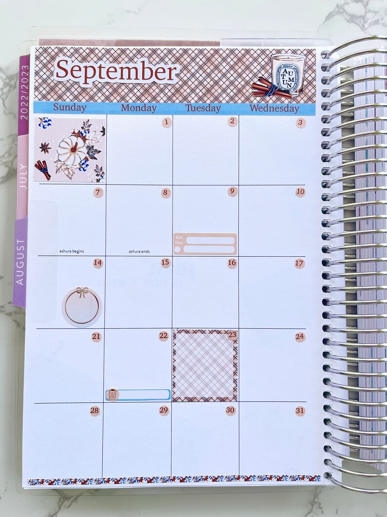 ROSE GARDEN Printable A5 Monthly and Dashboard Planner - Etsy