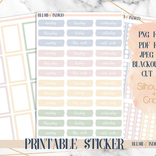 Printable PASTEL FUNCTIONAL Set Planner Stickers Erin Condren - Etsy Printable PASTEL FUNCTIONAL Set Planner Stickers Erin Condren - Etsy