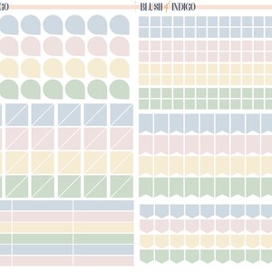 Printable PASTEL FUNCTIONAL Set Planner Stickers Erin Condren Planner ...