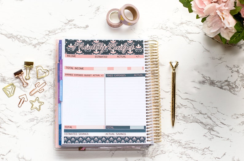 Printable Budget Sticker Kit Planner Stickers For Erin Etsy Australia