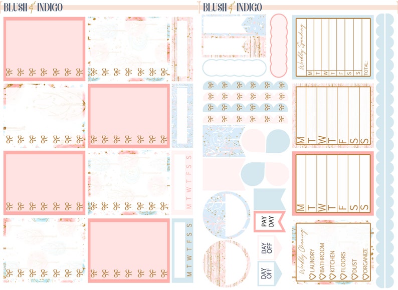 Snow Day Printable Planner Stickers Weekly Printable Kit - Etsy