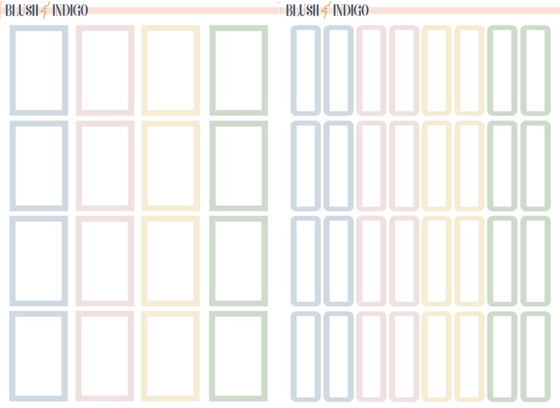 Printable PASTEL FUNCTIONAL Set Planner Stickers Erin Condren - Etsy