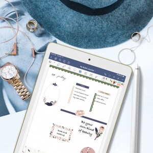 Digital Sticker Kit | Goodnotes & iPad | Digital Journal Stickers ...