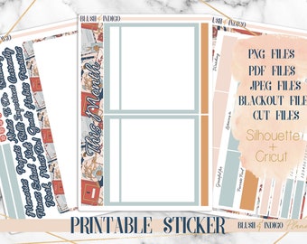 You've Got Mail Printable Notes Page - Dashboard Page Kit | Planner Stickers for Erin Condren ECLP | Perfect cut on Cricut and Silhouette