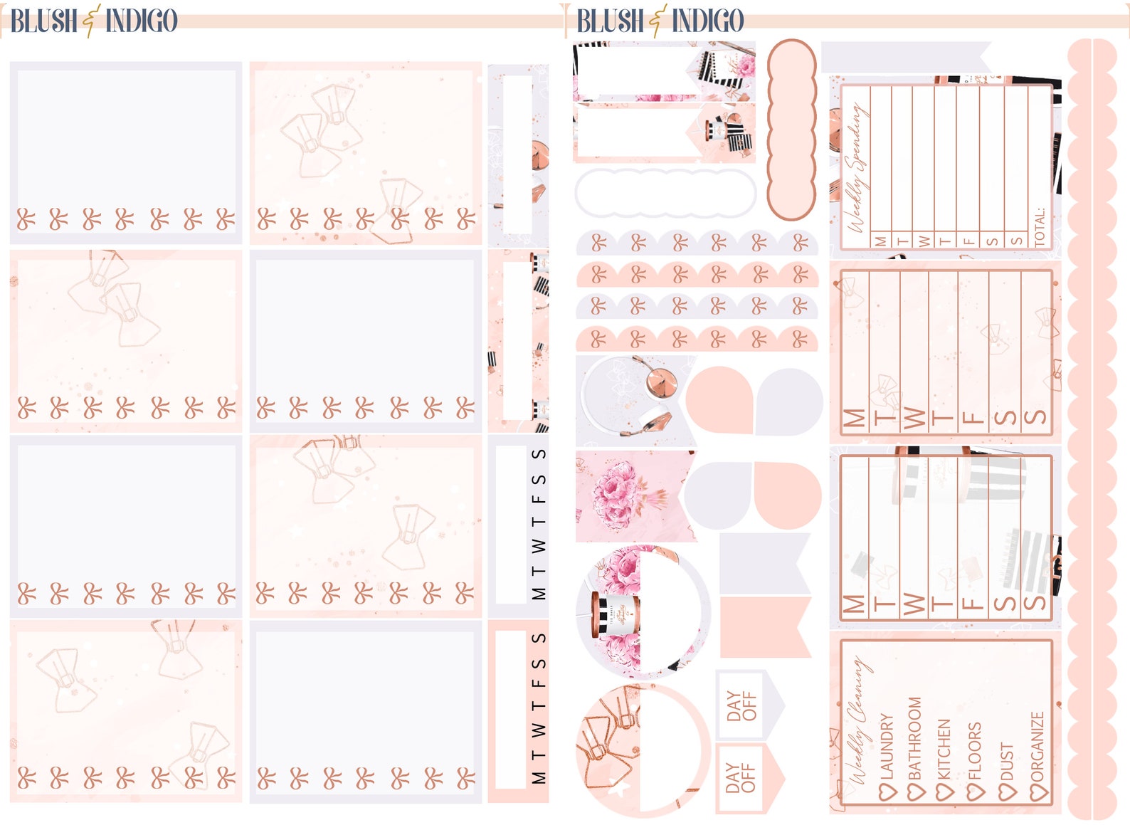 Girl Boss Printable Planner Stickers, Printable Weekly Stickers Kit ...