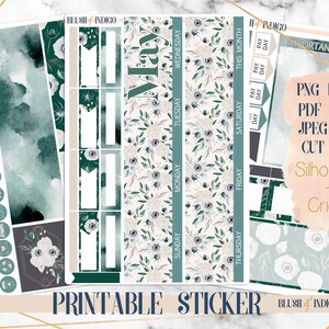 Pegatinas de planificador imprimibles de mayo, kit de pegatinas mensuales imprimibles, se adapta a Erin Condren, Recuerdo, para Cricut y Silhouette
