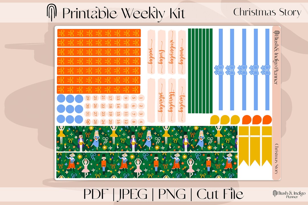 Christmas Story | Holiday Printable Compact Vertical Weekly Planner ...