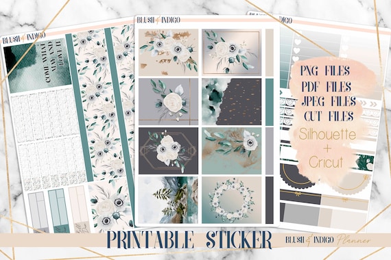May Printable Planner Stickers Vertical Weekly Planner Kit - Etsy