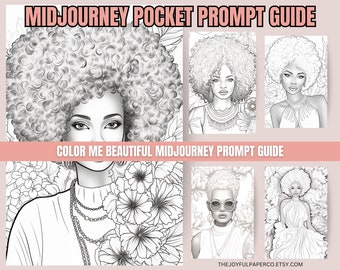 Midjourney Prompt Guide | African American Women Coloring Pages | Prompt Guides | Create Unlimited Prompts