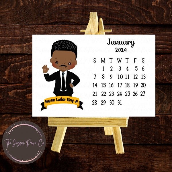 Black Men Calendars Etsy