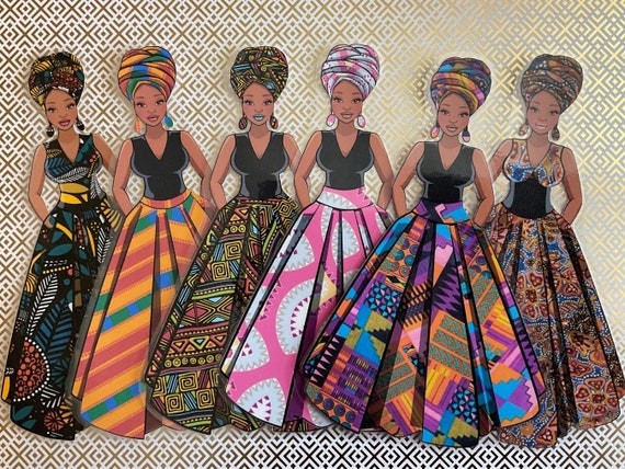 Ankara Women Head Wrap Bookmarks II, Bookmarks for Women, Jumbo Bookmarks, Reading Accessories, Black Girl Gifts