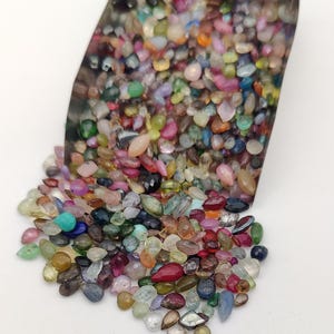 Mix Stone Beads, Natural Mix Stone Mix Shape Faceted Beads, Mix Stone Beads Jewelry Making, Mix Stone Loose Drilled Beads, 4.50X3-11X5 MM