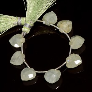 Natural Aquamarine Faceted Fancy Shape Briolette/10inches
