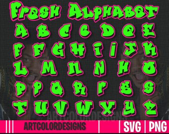 Download Graffiti Font Svg Etsy