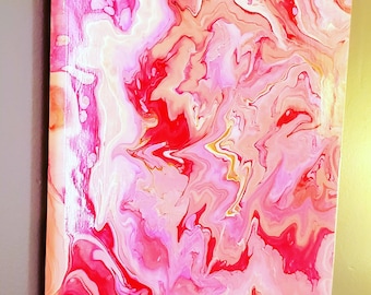 Acrylic Pour Painting