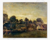 Vintage Art Print Poster Art Print Download Antique Print DIGITAL PRINT Oil Painting Printable Wall Art Nature Vincent Van Gogh Print