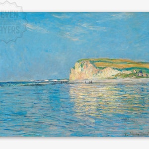 Vintage Art Print Vintage Poster Art Print Download Antique Print DIGITAL PRINT Vintage Oil Painting Printable Wall Art Coastal Monet Print