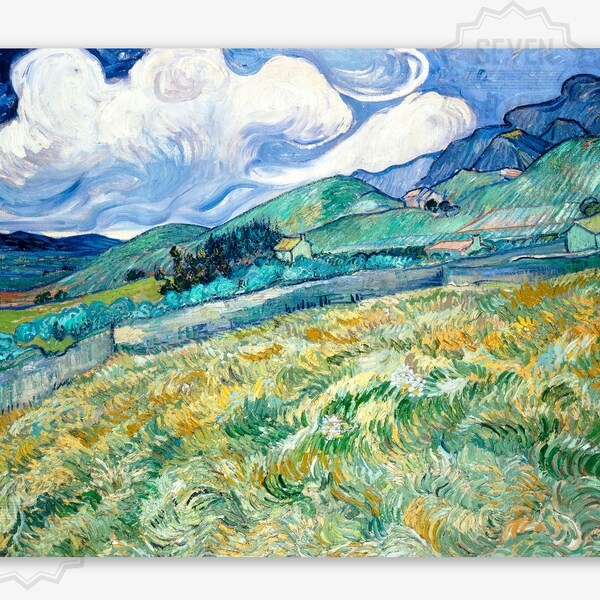 Vintage Art Print Poster Art Download Antique DIGITAL PRINT Oil Painting Printable Wall Art Vincent Van Gogh Print Post Impressionist Art